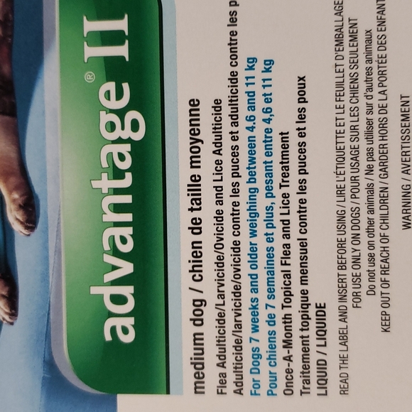 🌟$40 NEW PRICE🌟Advantage II - 8 months worth - Picture 4 of 6
